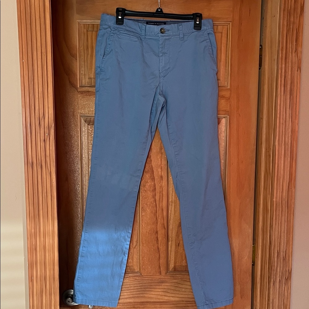 Tommy Hilfiger Men's Light Blue Chinos